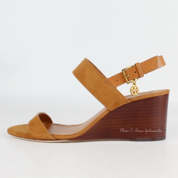 NEW Tory Burch Mini Benton Wedged Sandals - Picture 1 of 13